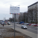 Tablica informacyjna o zrealizowanej inwestycji